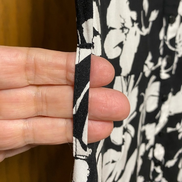 Women's Ellen Tracy Sleeveless Shirt Dress W/Pockets - SIZE S - MISSING BELT - Picture 11 of 13